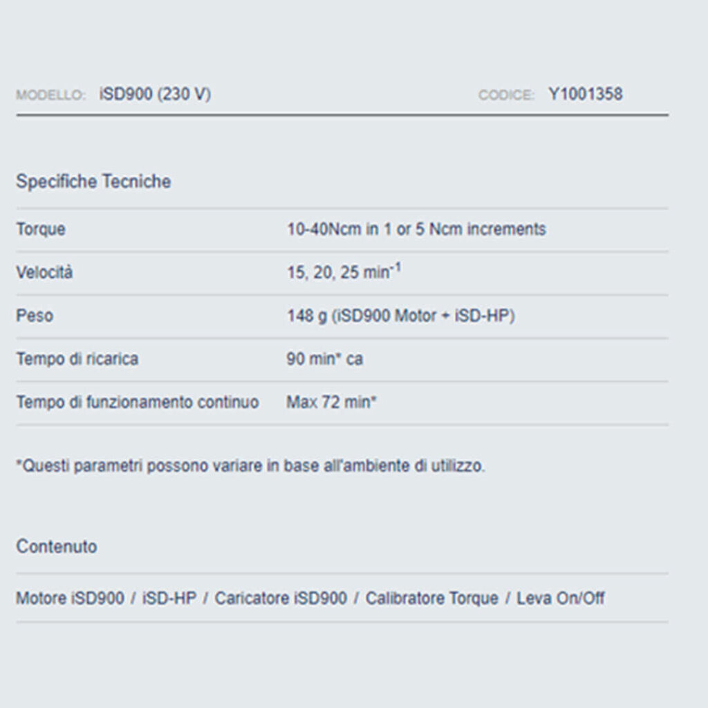 Avvitatore protesico ISD 900 - immagine 4