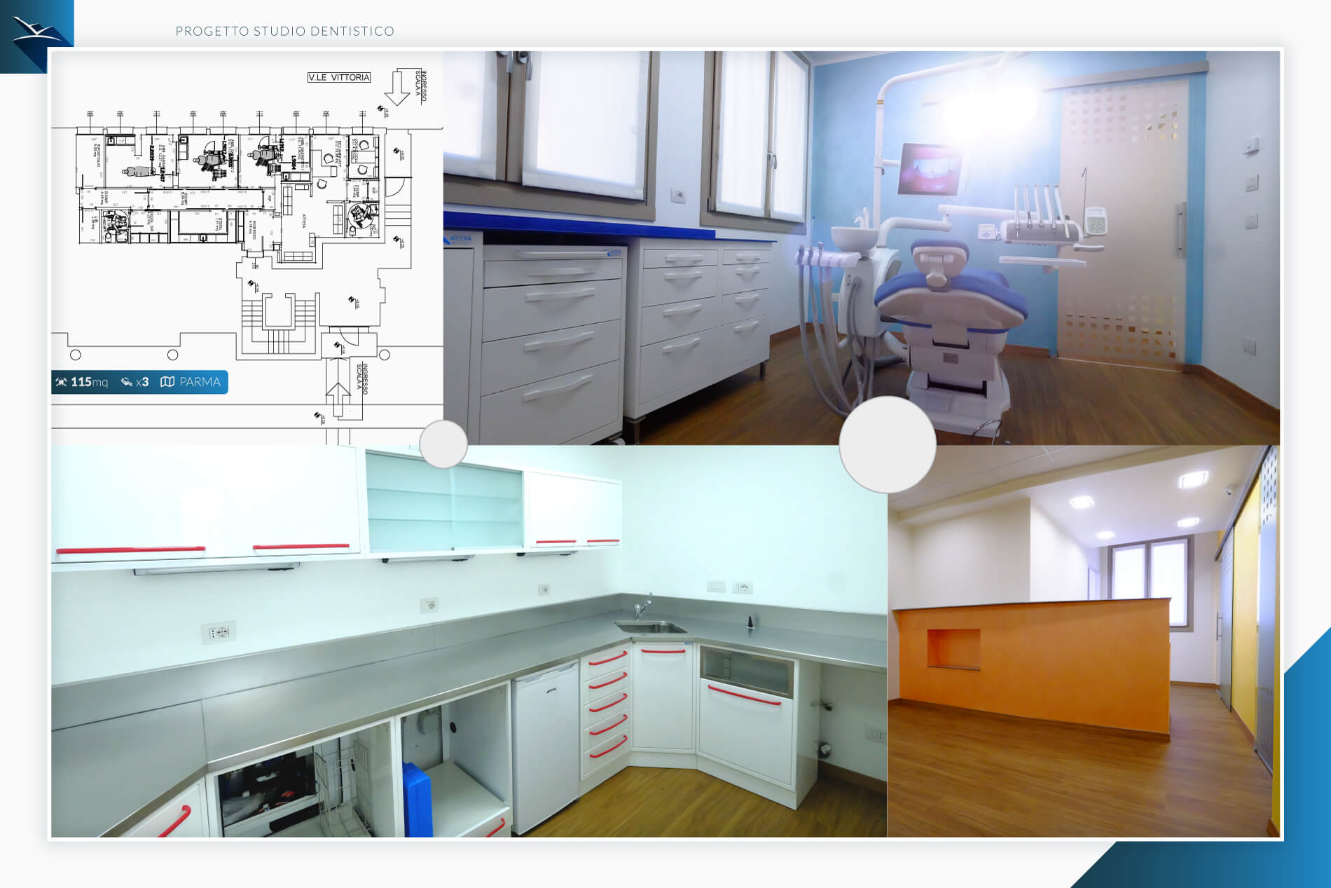Realizzazione studio dentistico a Parma