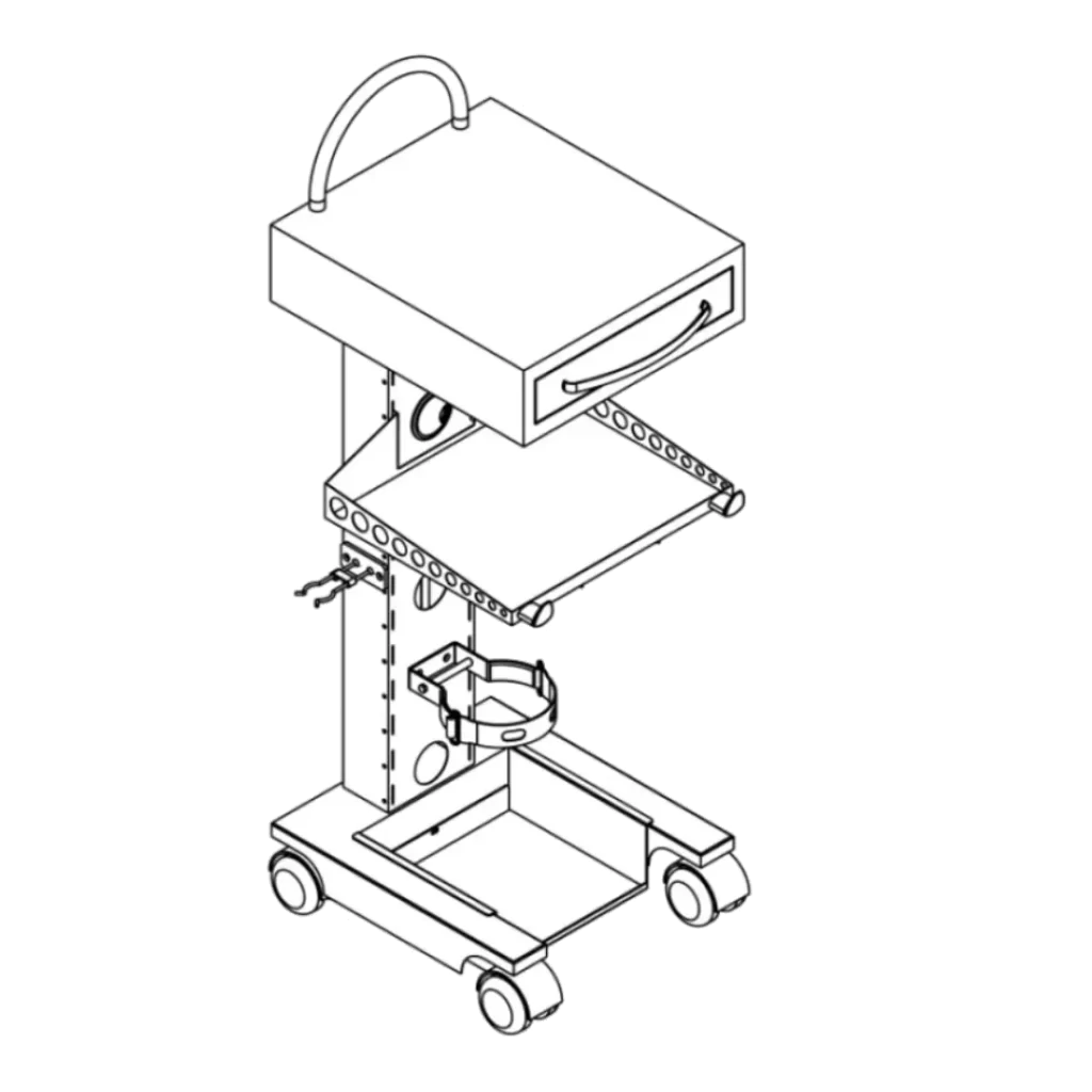 schema carrello pronto soccorso