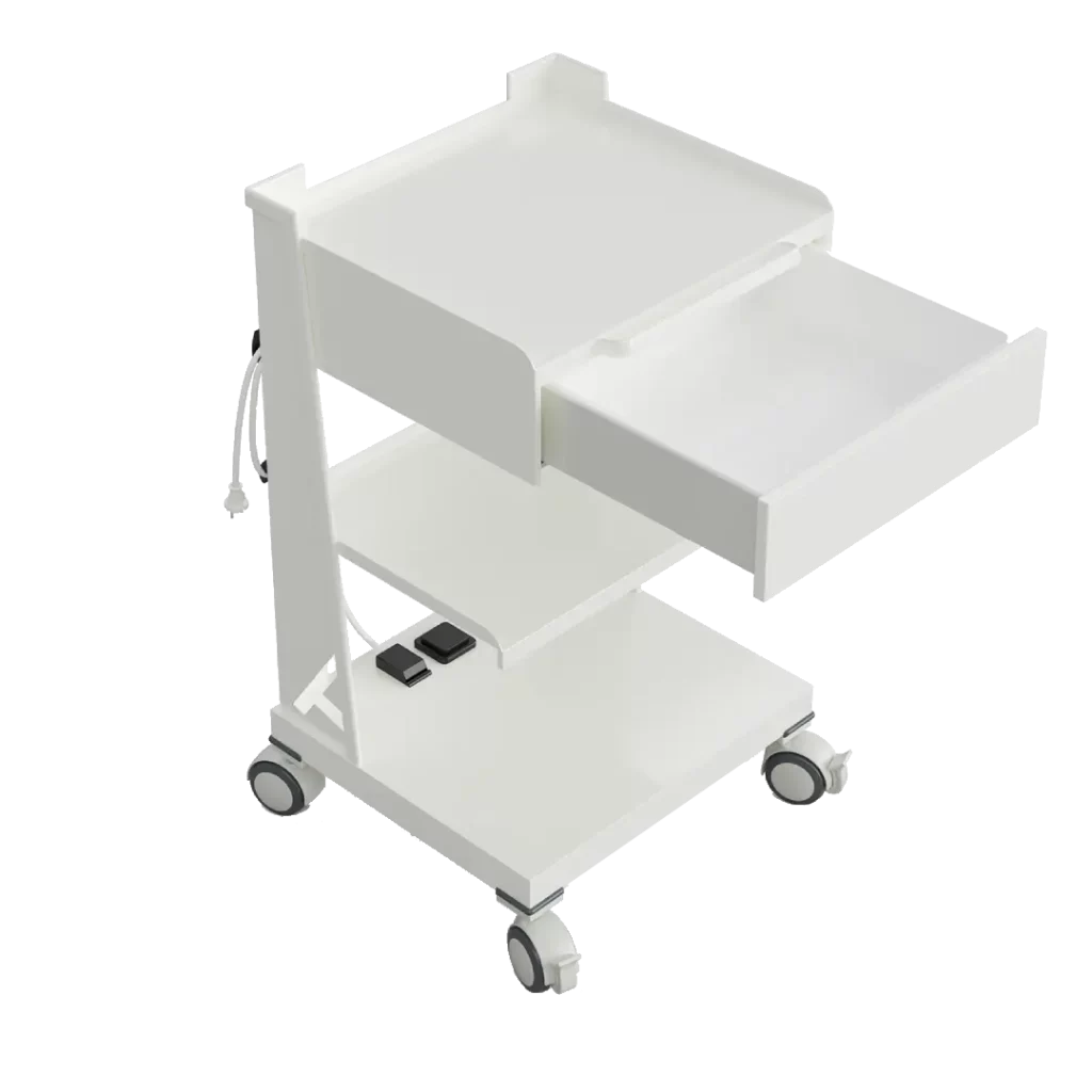 Carrello CR50 colore RAL 910 dall'alto