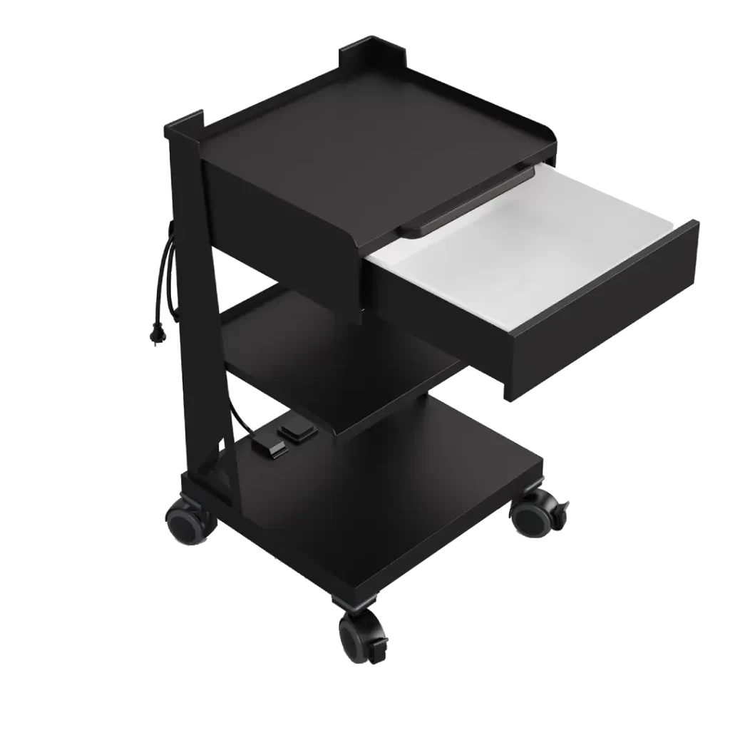 Carrello CR50 colore nero ingo dall'alto