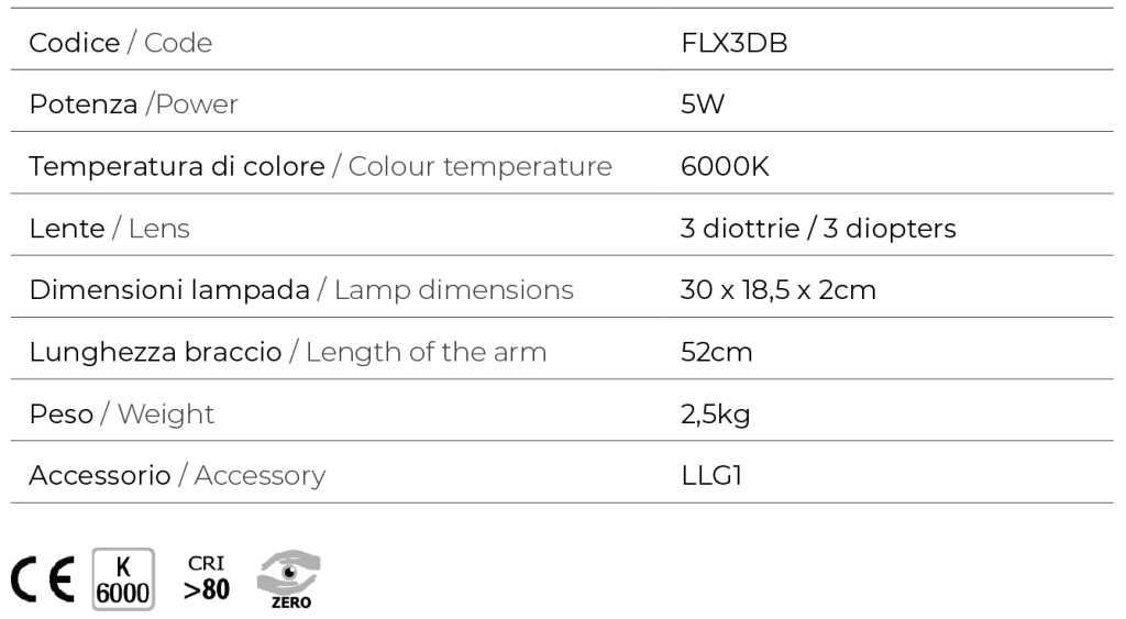 Lampada Flexy Led con lente - immagine 2